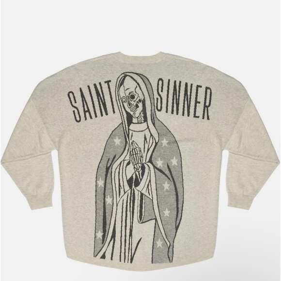 NWT Unisex Saint and Sinner knit sweater by Spirit Jersey - Picture 2 of 7